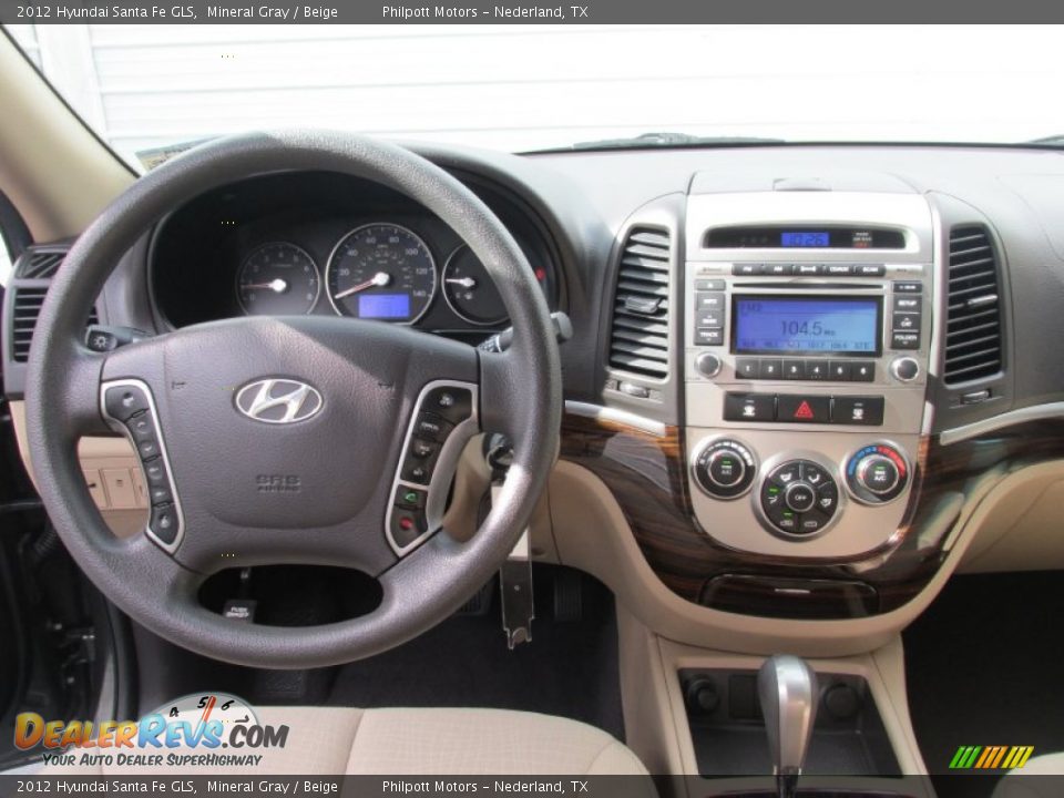 2012 Hyundai Santa Fe GLS Mineral Gray / Beige Photo #33