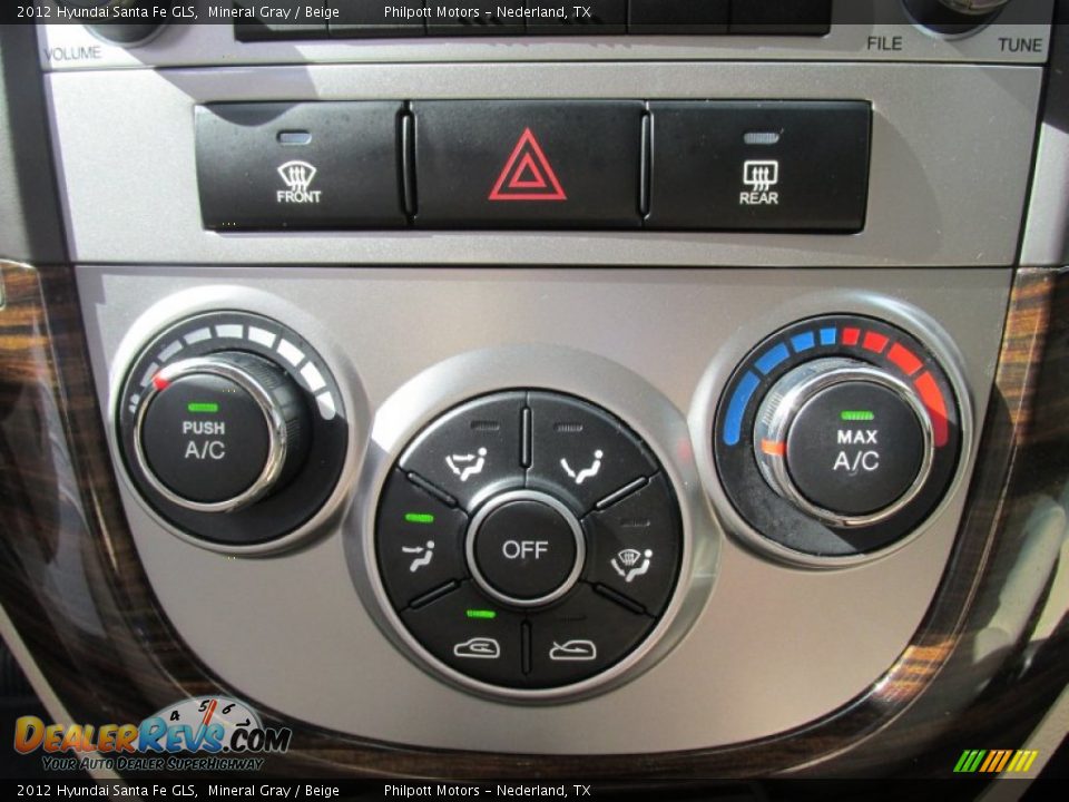 2012 Hyundai Santa Fe GLS Mineral Gray / Beige Photo #36
