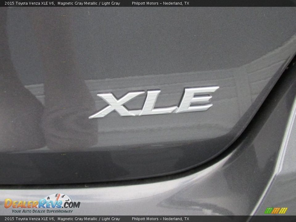 2015 Toyota Venza XLE V6 Magnetic Gray Metallic / Light Gray Photo #15