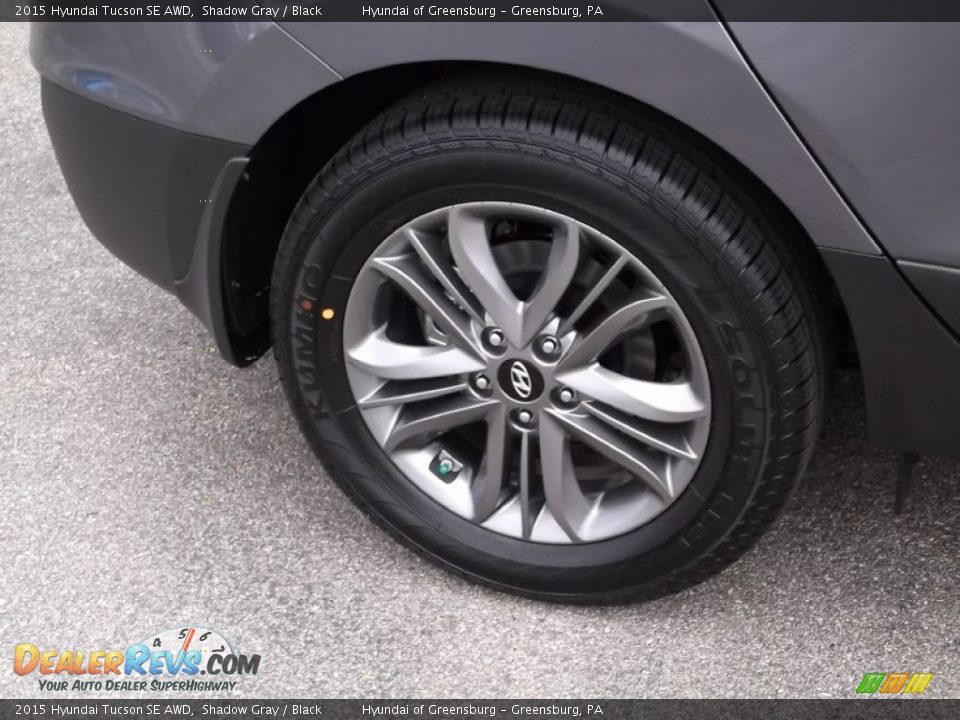 2015 Hyundai Tucson SE AWD Shadow Gray / Black Photo #3