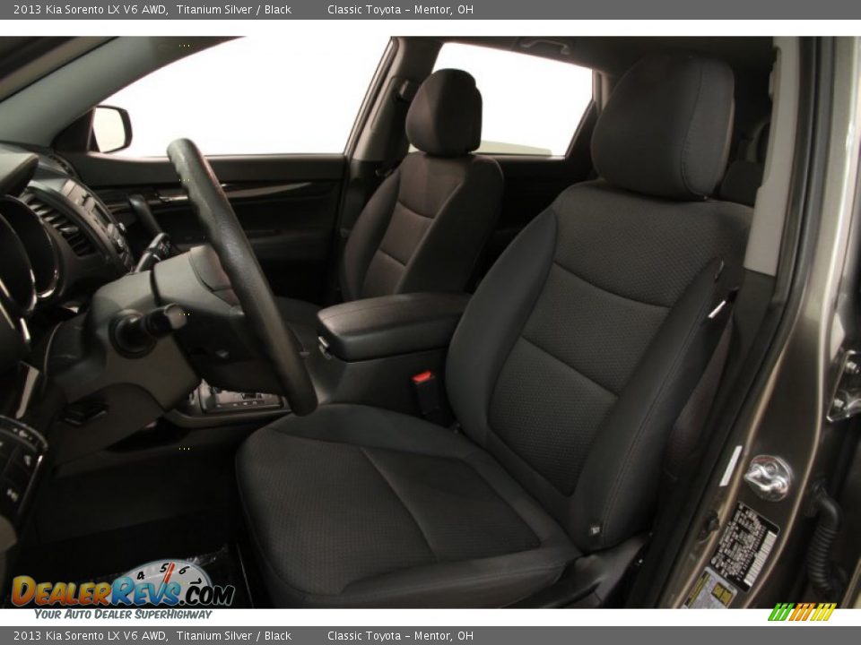 2013 Kia Sorento LX V6 AWD Titanium Silver / Black Photo #5