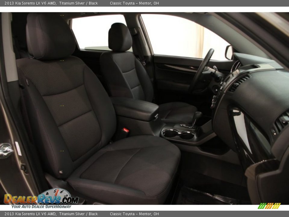 2013 Kia Sorento LX V6 AWD Titanium Silver / Black Photo #10