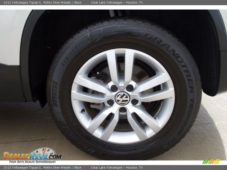 2013 Volkswagen Tiguan S Reflex Silver Metallic / Black Photo #6
