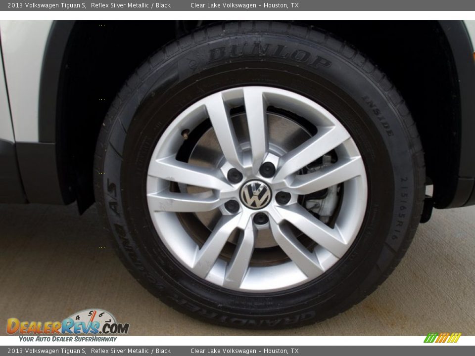 2013 Volkswagen Tiguan S Reflex Silver Metallic / Black Photo #12