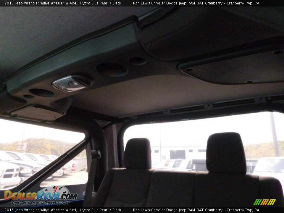 2015 Jeep Wrangler Willys Wheeler W 4x4 Hydro Blue Pearl / Black Photo #14