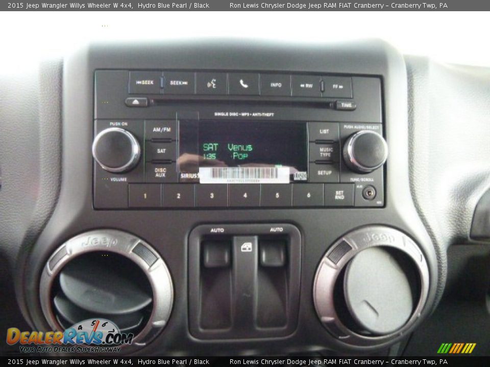 Controls of 2015 Jeep Wrangler Willys Wheeler W 4x4 Photo #16