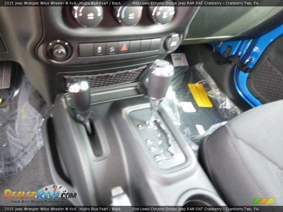 2015 Jeep Wrangler Willys Wheeler W 4x4 Hydro Blue Pearl / Black Photo #19