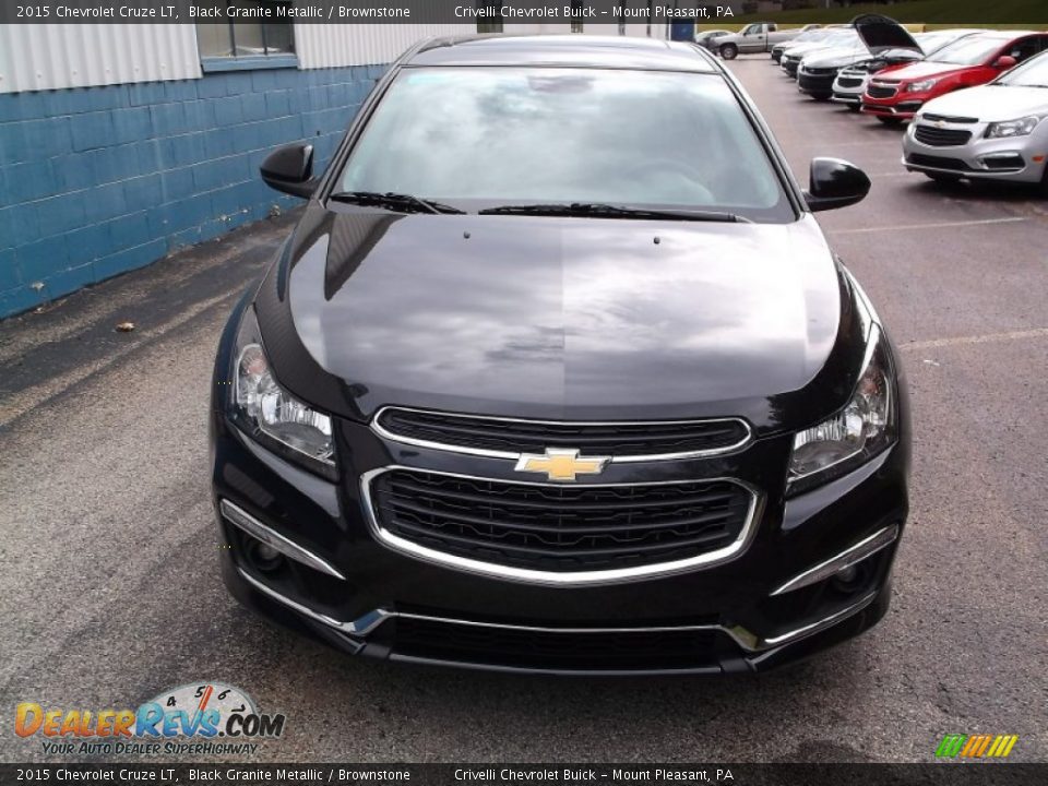 2015 Chevrolet Cruze LT Black Granite Metallic / Brownstone Photo #5