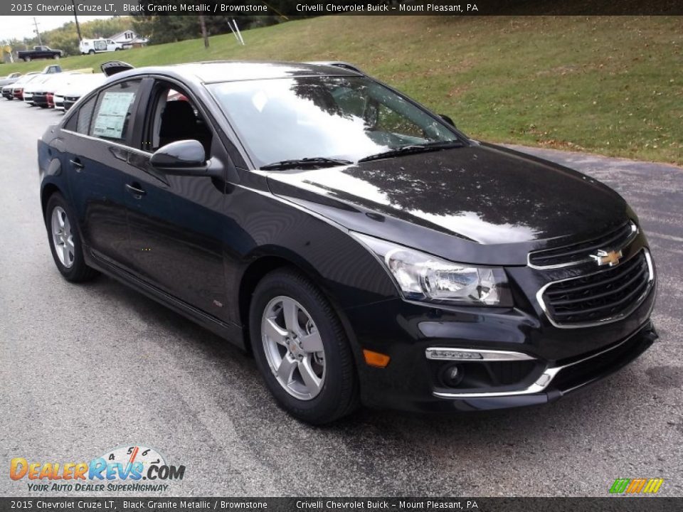 2015 Chevrolet Cruze LT Black Granite Metallic / Brownstone Photo #6