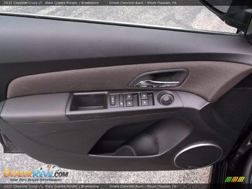 2015 Chevrolet Cruze LT Black Granite Metallic / Brownstone Photo #9