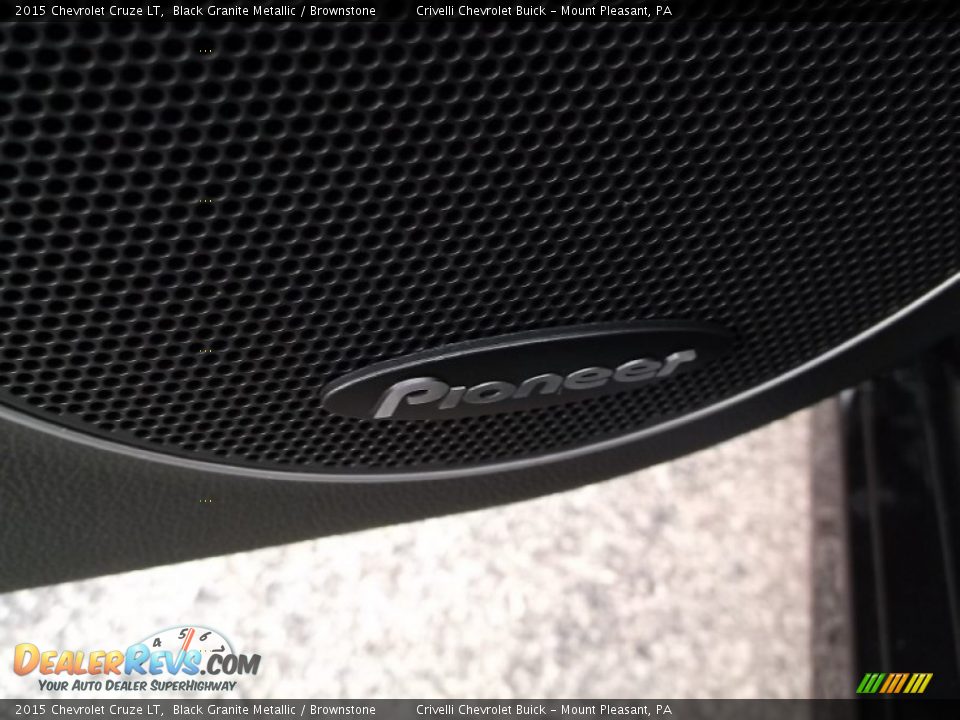 2015 Chevrolet Cruze LT Black Granite Metallic / Brownstone Photo #10