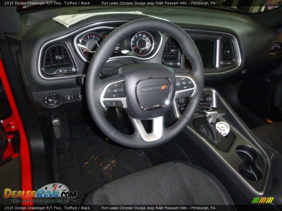 Dashboard of 2015 Dodge Challenger R/T Plus Photo #14