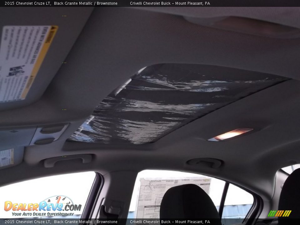 2015 Chevrolet Cruze LT Black Granite Metallic / Brownstone Photo #13