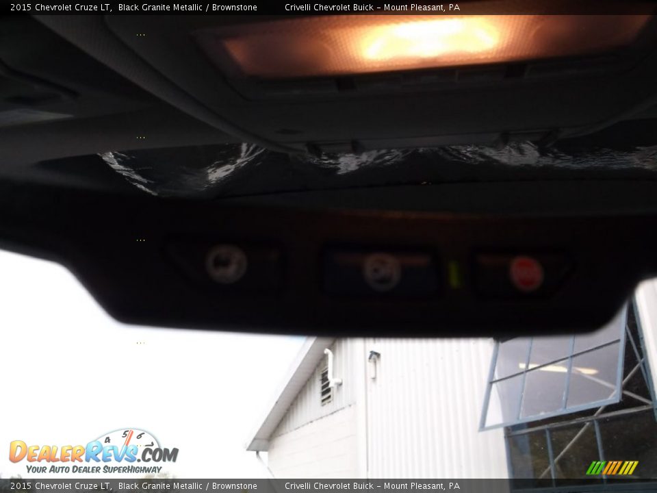 2015 Chevrolet Cruze LT Black Granite Metallic / Brownstone Photo #14