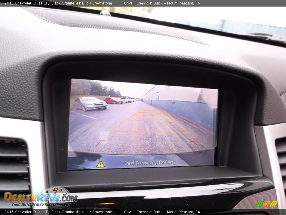 2015 Chevrolet Cruze LT Black Granite Metallic / Brownstone Photo #16