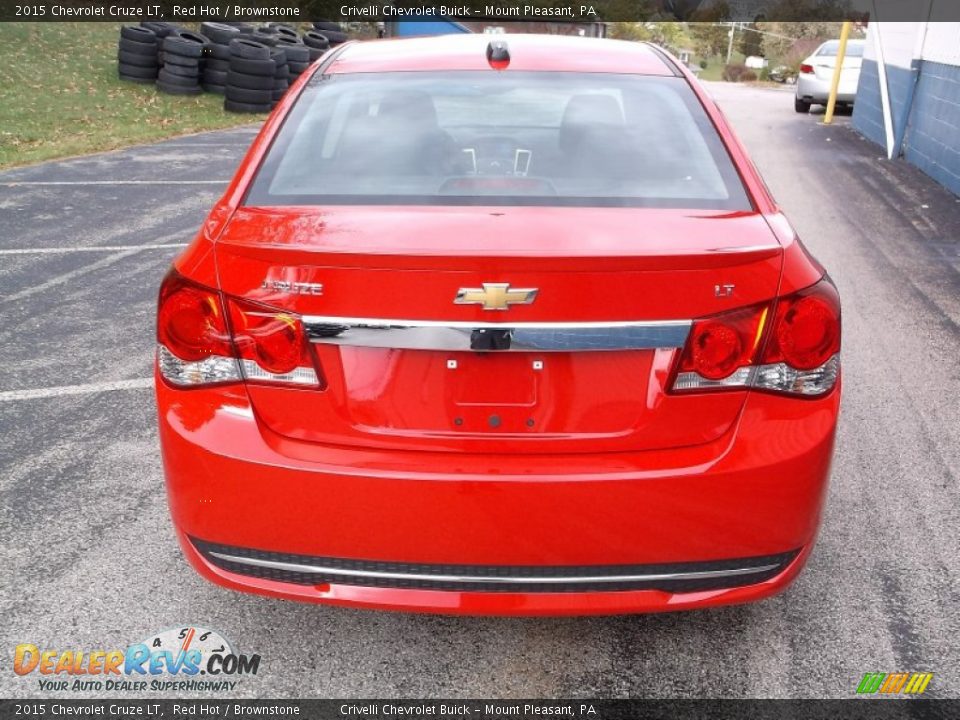 2015 Chevrolet Cruze LT Red Hot / Brownstone Photo #7