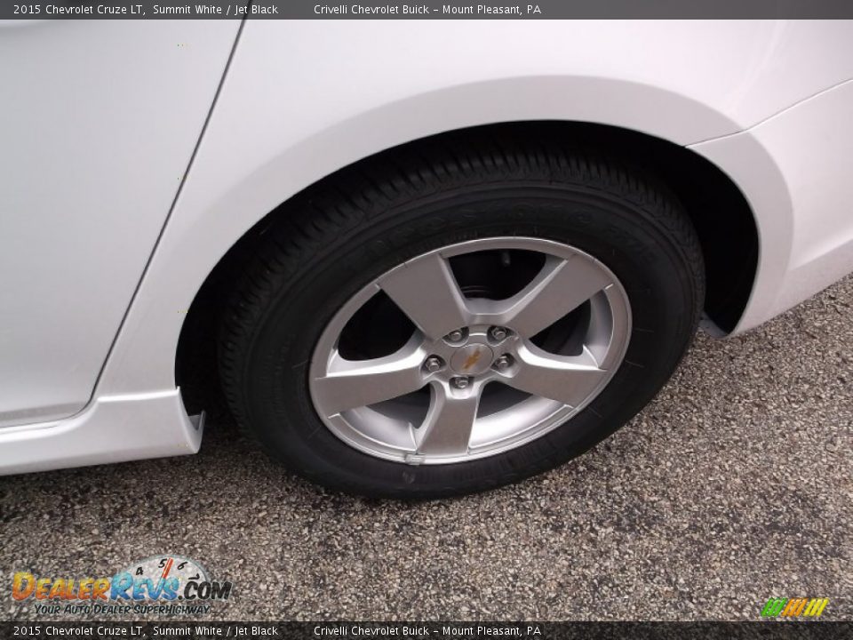 2015 Chevrolet Cruze LT Summit White / Jet Black Photo #3