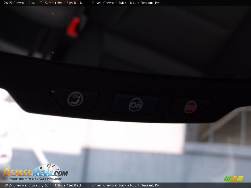 2015 Chevrolet Cruze LT Summit White / Jet Black Photo #17
