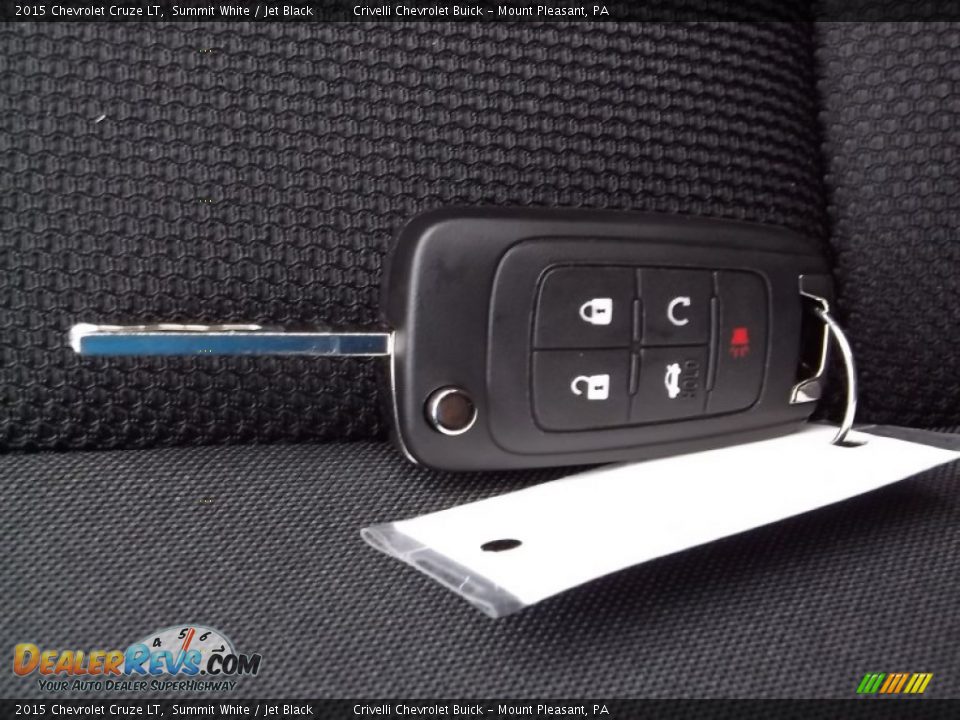 2015 Chevrolet Cruze LT Summit White / Jet Black Photo #19