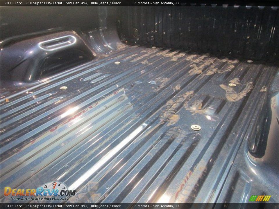 2015 Ford F250 Super Duty Lariat Crew Cab 4x4 Blue Jeans / Black Photo #7