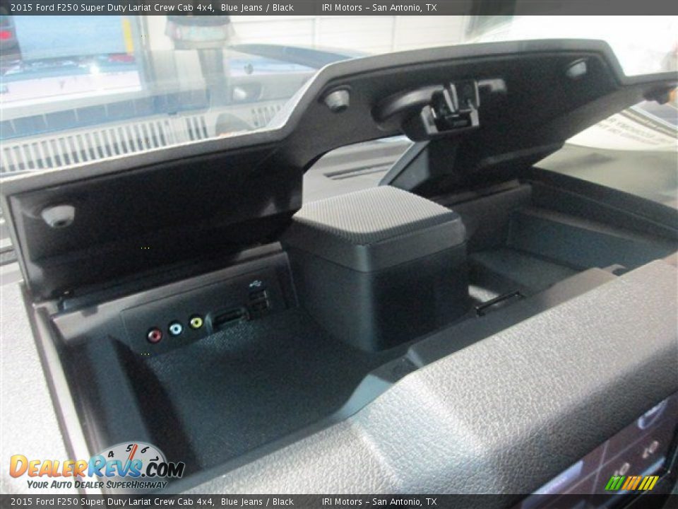 2015 Ford F250 Super Duty Lariat Crew Cab 4x4 Blue Jeans / Black Photo #17