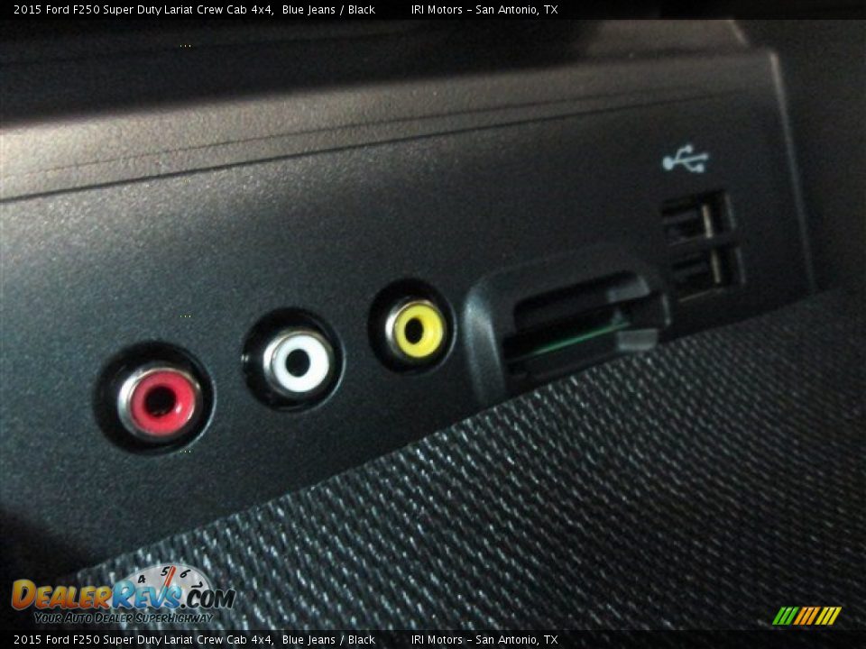 2015 Ford F250 Super Duty Lariat Crew Cab 4x4 Blue Jeans / Black Photo #18