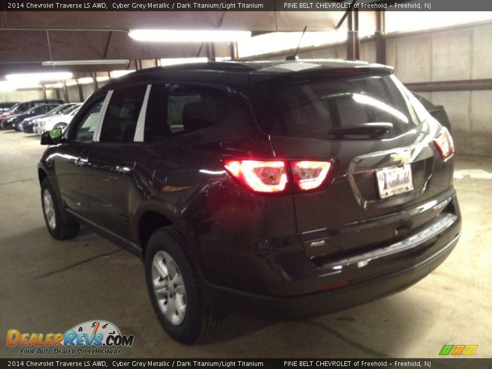 2014 Chevrolet Traverse LS AWD Cyber Grey Metallic / Dark Titanium/Light Titanium Photo #4