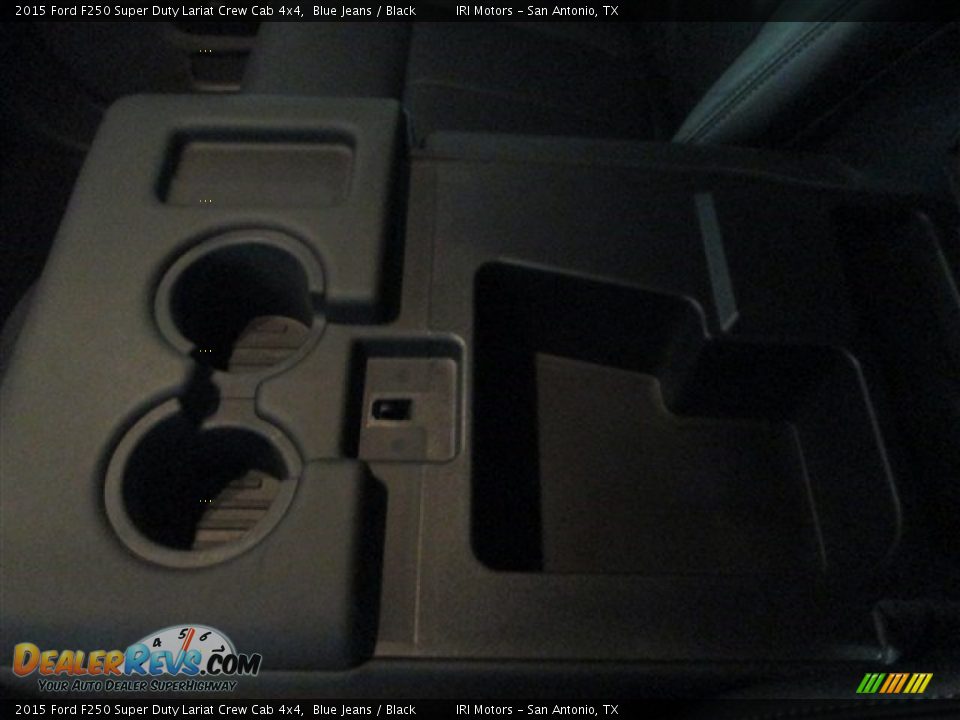 2015 Ford F250 Super Duty Lariat Crew Cab 4x4 Blue Jeans / Black Photo #22