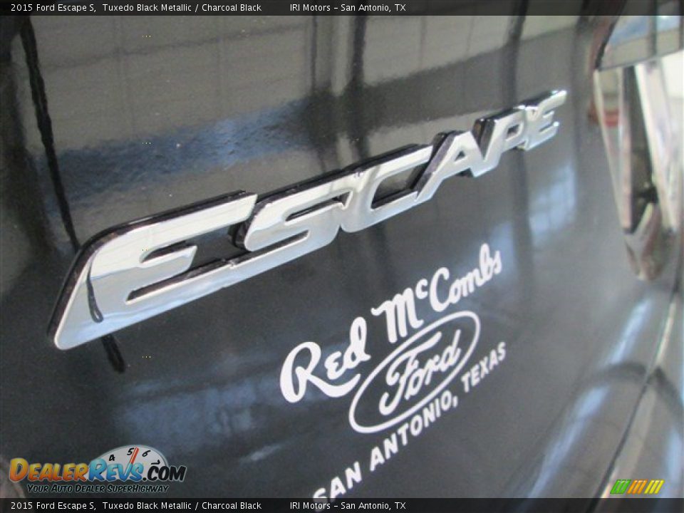 2015 Ford Escape S Tuxedo Black Metallic / Charcoal Black Photo #6