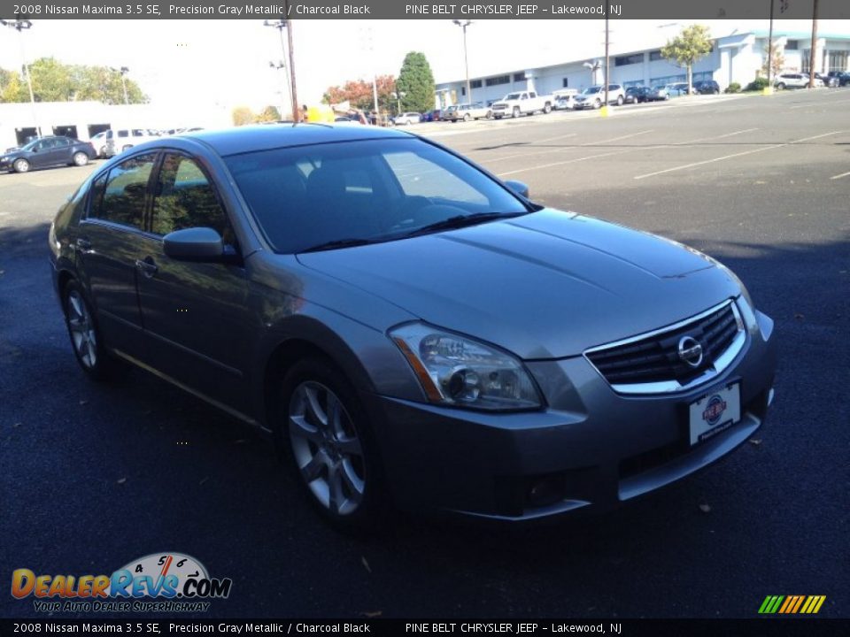 2008 Nissan Maxima 3.5 SE Precision Gray Metallic / Charcoal Black Photo #3