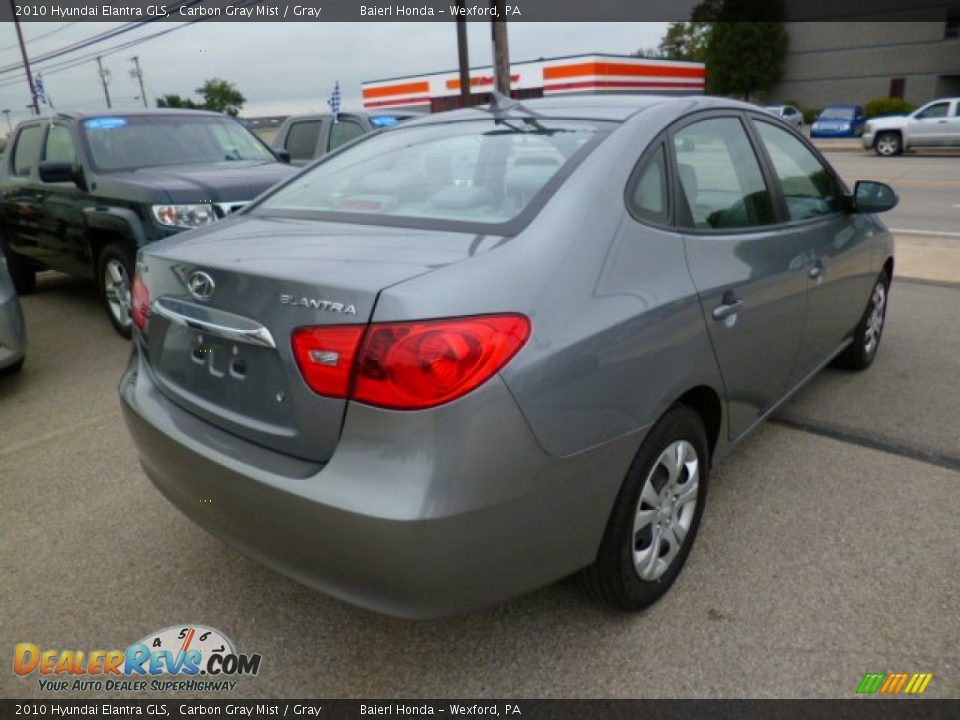 2010 Hyundai Elantra GLS Carbon Gray Mist / Gray Photo #6