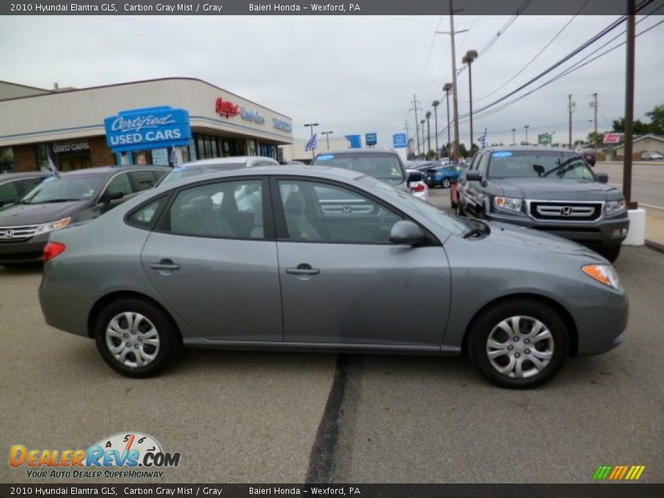 2010 Hyundai Elantra GLS Carbon Gray Mist / Gray Photo #7