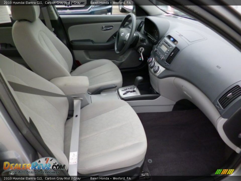 2010 Hyundai Elantra GLS Carbon Gray Mist / Gray Photo #9