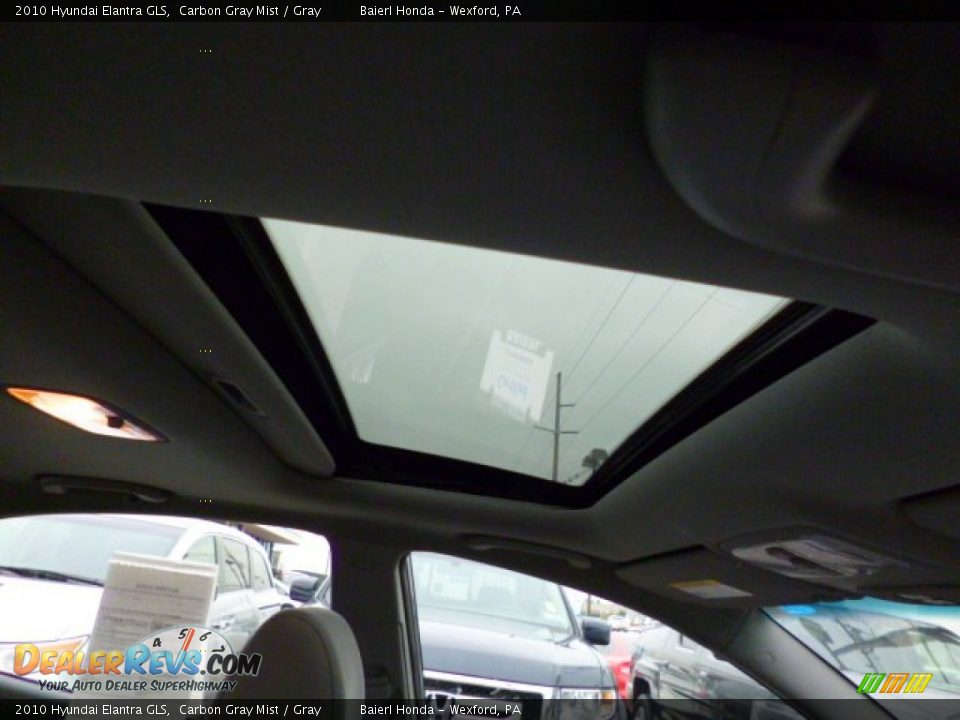 2010 Hyundai Elantra GLS Carbon Gray Mist / Gray Photo #10