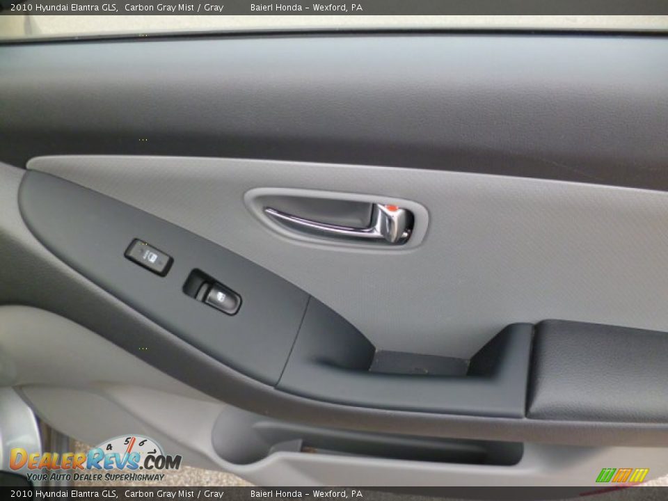 2010 Hyundai Elantra GLS Carbon Gray Mist / Gray Photo #11