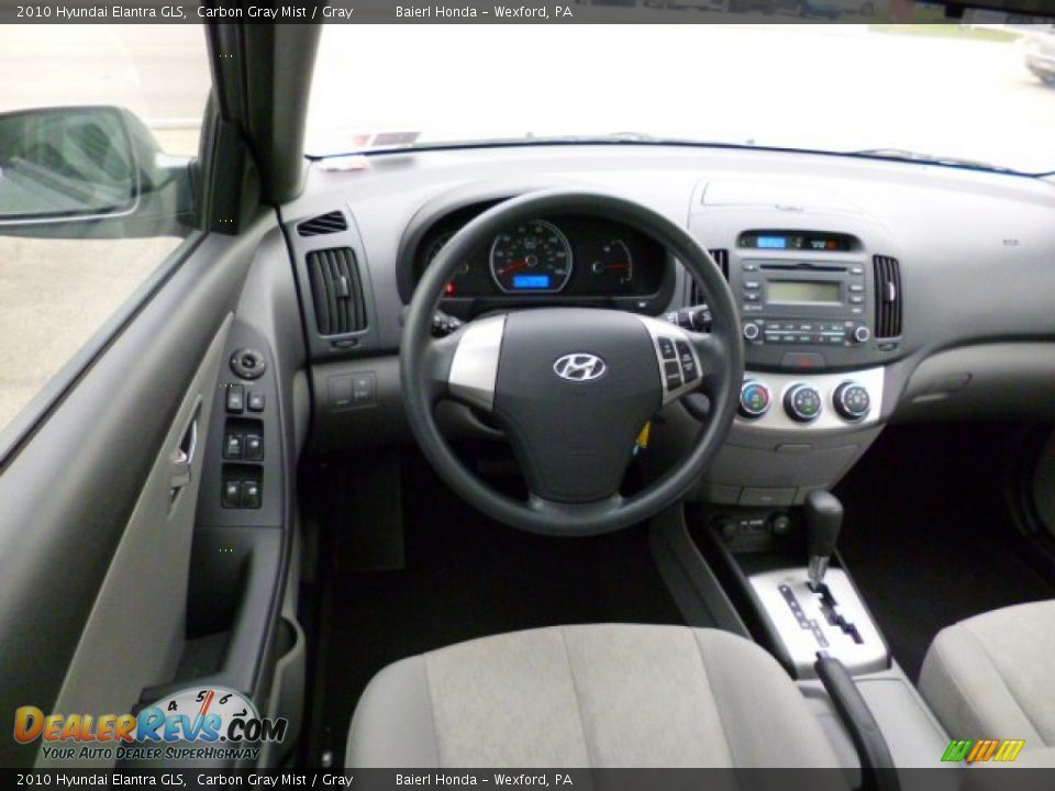 2010 Hyundai Elantra GLS Carbon Gray Mist / Gray Photo #14