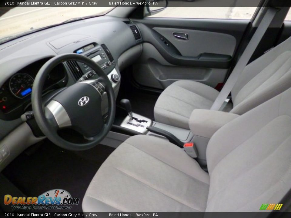 2010 Hyundai Elantra GLS Carbon Gray Mist / Gray Photo #16