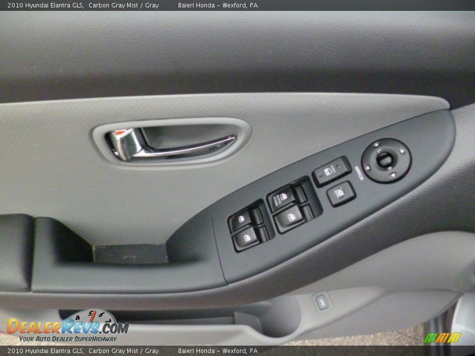 2010 Hyundai Elantra GLS Carbon Gray Mist / Gray Photo #17