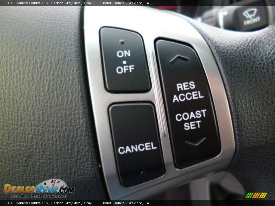 2010 Hyundai Elantra GLS Carbon Gray Mist / Gray Photo #18