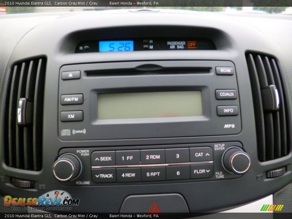 2010 Hyundai Elantra GLS Carbon Gray Mist / Gray Photo #19