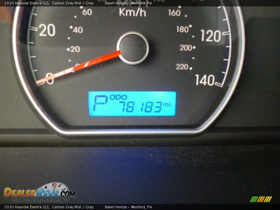 2010 Hyundai Elantra GLS Carbon Gray Mist / Gray Photo #20