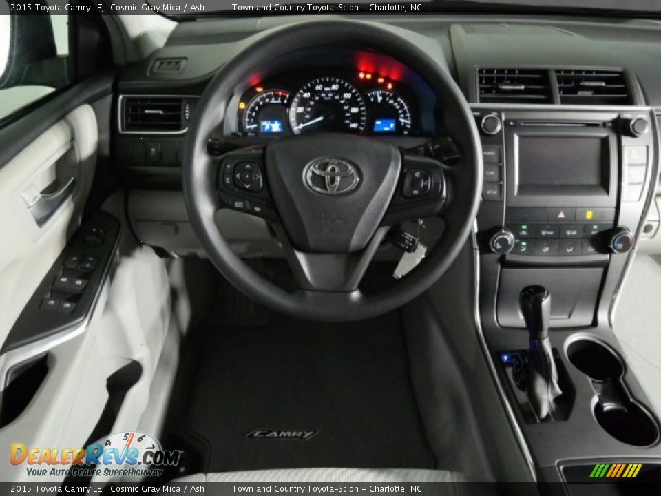 2015 Toyota Camry LE Cosmic Gray Mica / Ash Photo #8