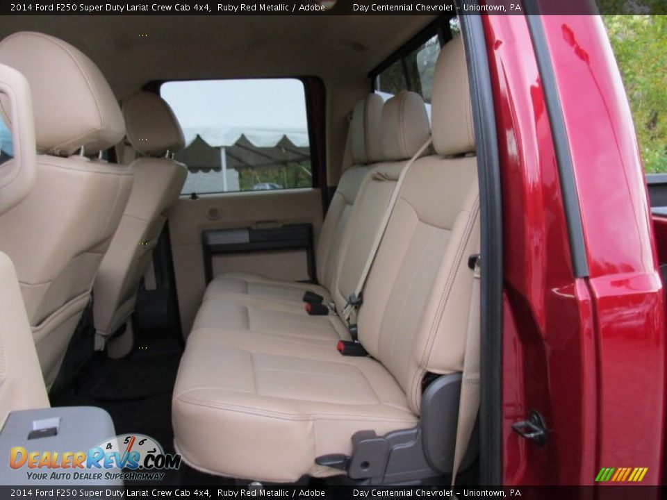 2014 Ford F250 Super Duty Lariat Crew Cab 4x4 Ruby Red Metallic / Adobe Photo #20