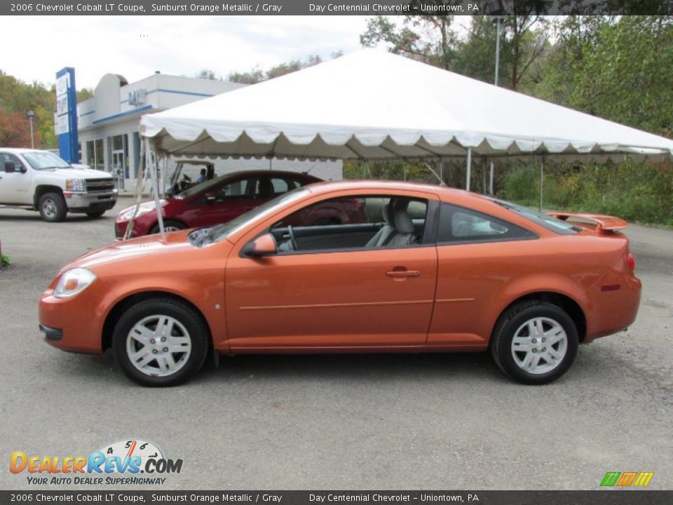 2006 Chevrolet Cobalt LT Coupe Sunburst Orange Metallic / Gray Photo #2