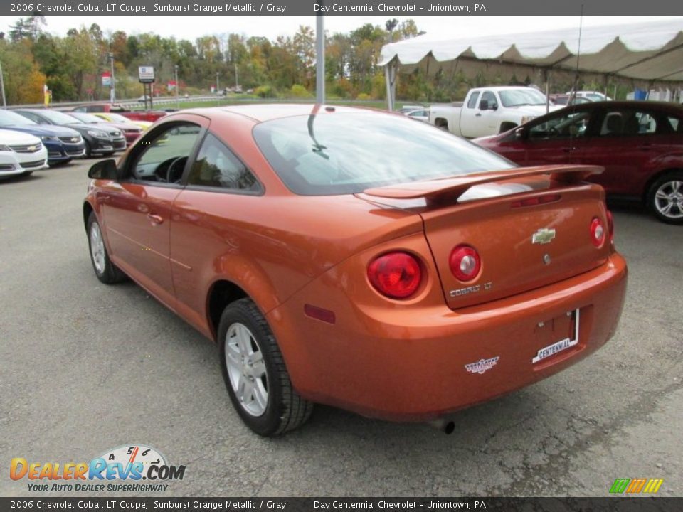 2006 Chevrolet Cobalt LT Coupe Sunburst Orange Metallic / Gray Photo #4