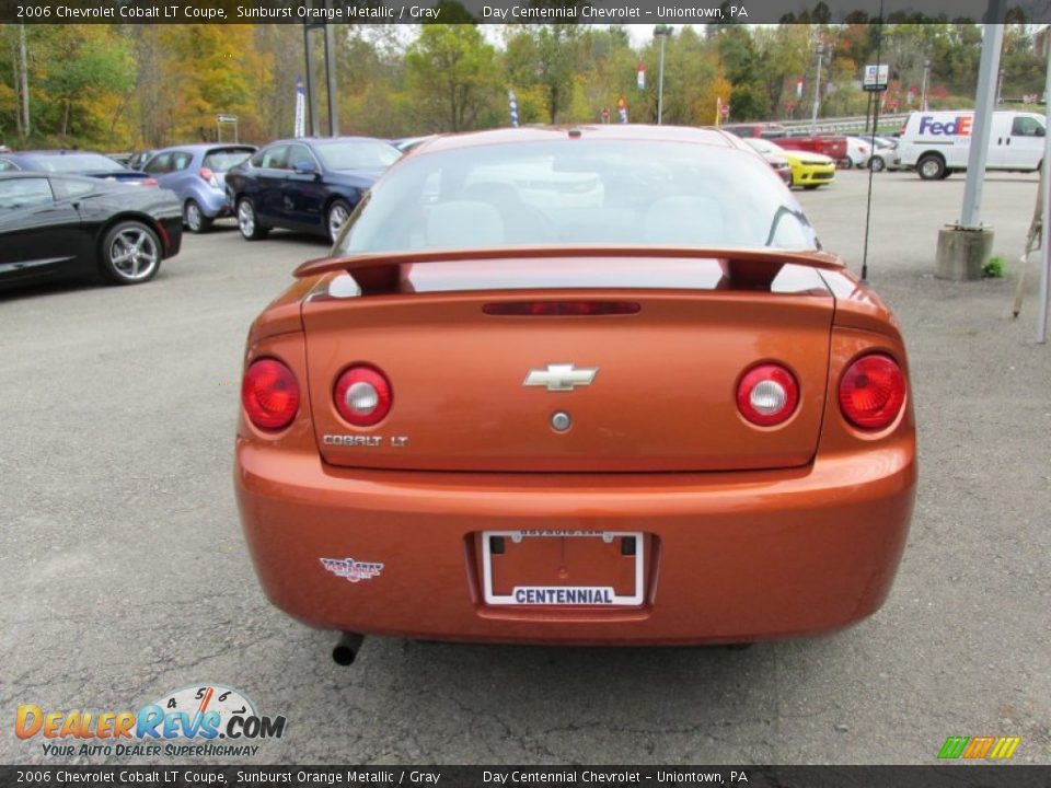 2006 Chevrolet Cobalt LT Coupe Sunburst Orange Metallic / Gray Photo #6