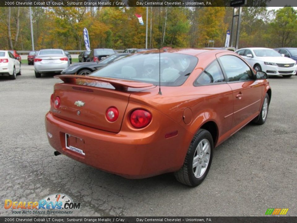 2006 Chevrolet Cobalt LT Coupe Sunburst Orange Metallic / Gray Photo #7