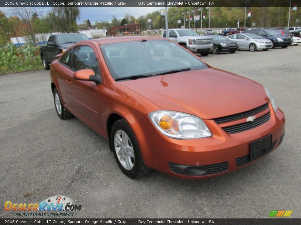 2006 Chevrolet Cobalt LT Coupe Sunburst Orange Metallic / Gray Photo #12