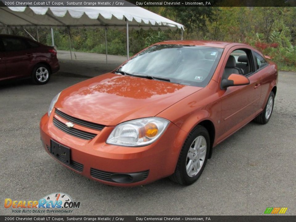 2006 Chevrolet Cobalt LT Coupe Sunburst Orange Metallic / Gray Photo #14