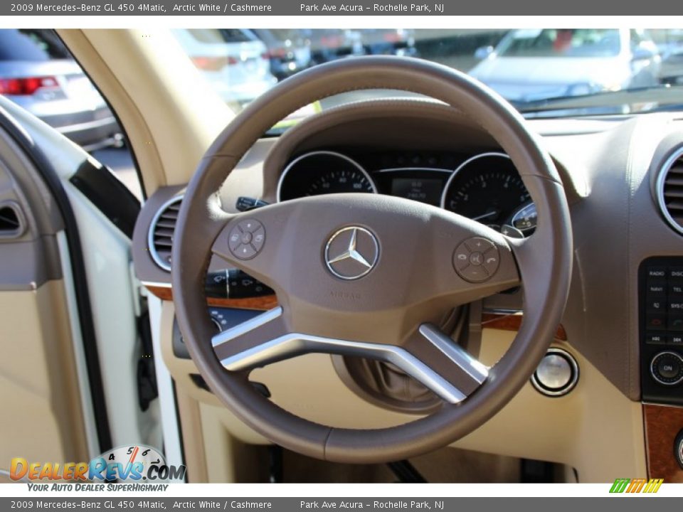 2009 Mercedes-Benz GL 450 4Matic Arctic White / Cashmere Photo #17